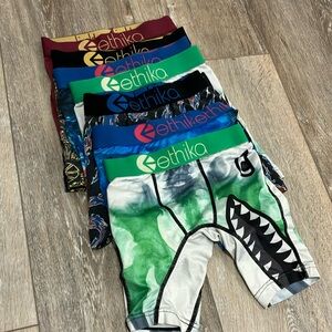 7 pair boys small Ethika underwear